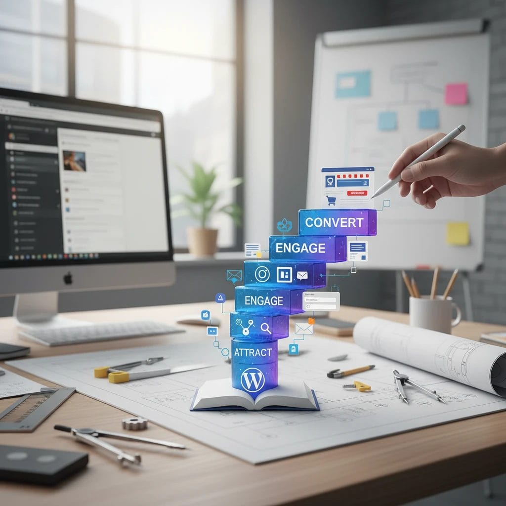 Featured image for: WordPress Web Design: Architecting Your Growth Funnel